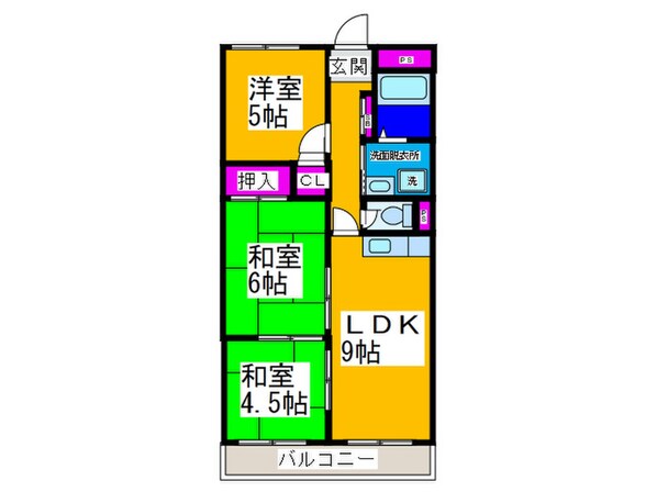 ホワイティー八野の物件間取画像